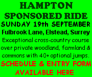 Hampton Sponsored Ride Sunday 19th September 2010